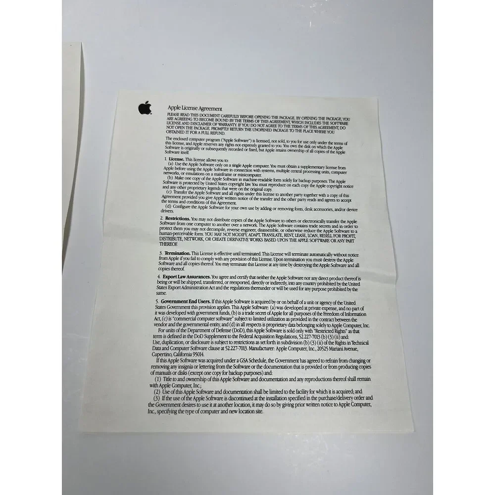 McIntosh Apple HyperCard‎ 1987 COMPLETE